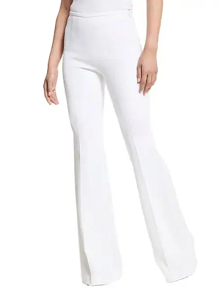 Brooke Double Crepe Sablé Flared Pants