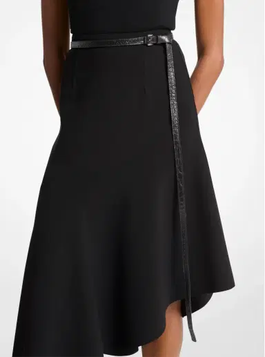 Michael Kors Collection Carolyn Crocodile Embossed Leather Belt | Thumbnail 6