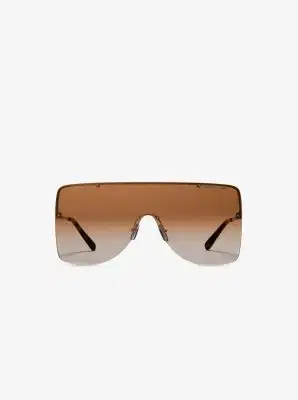 Michael Kors Collection Avenue Sunglasses in Black - One Size by Michael Kors Collection | Thumbnail 4