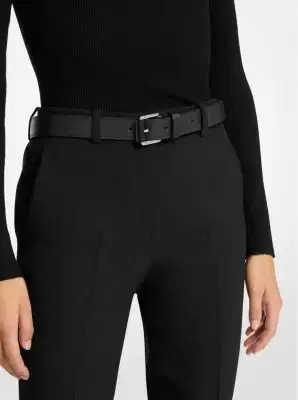Michael Kors Collection Tilda Leather Trouser Belt in | Thumbnail 4 Michael Kors Collection Tilda Leather Trouser Belt in | Thumbnail 4