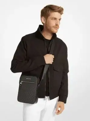 Michael Kors Collection Varick Logo Flight Bag | Thumbnail 4
