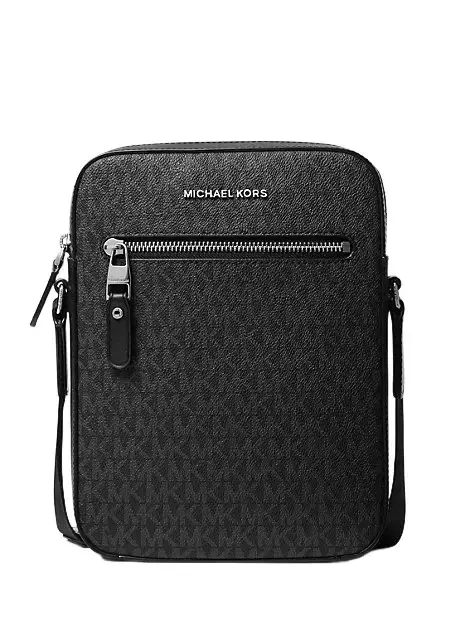 Michael Kors Collection Varick Logo Flight Bag