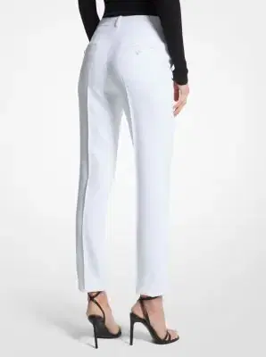 Michael Kors Collection Samantha Double Crepe Sablé Pants | Thumbnail 3 Michael Kors Collection Samantha Double Crepe Sablé Pants | Thumbnail 3