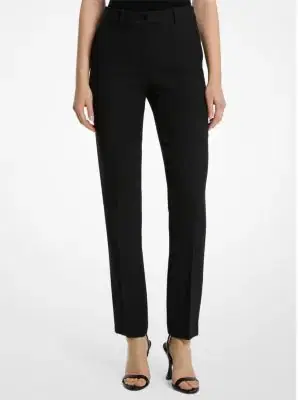 Michael Kors Collection Samantha Double Crepe Sablé Pants | Thumbnail 5 Michael Kors Collection Samantha Double Crepe Sablé Pants | Thumbnail 5