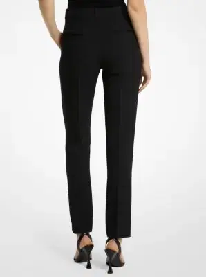 Michael Kors Collection Samantha Double Crepe Sablé Pants | Thumbnail 6 Michael Kors Collection Samantha Double Crepe Sablé Pants | Thumbnail 6
