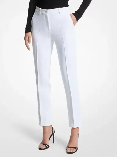 Michael Kors Collection Samantha Double Crepe Sablé Pants | Thumbnail 8 Michael Kors Collection Samantha Double Crepe Sablé Pants | Thumbnail 8
