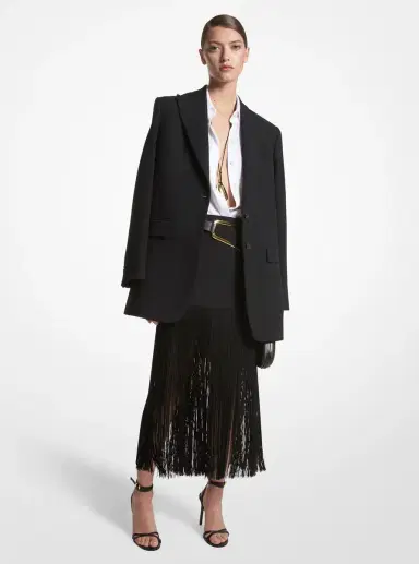 Michael Kors Collection Hansen Charmeuse Shirt | Thumbnail 5 Michael Kors Collection Hansen Charmeuse Shirt | Thumbnail 5