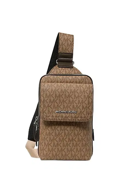 Michael Kors Collection Hudson Signature Logo Sling Pack