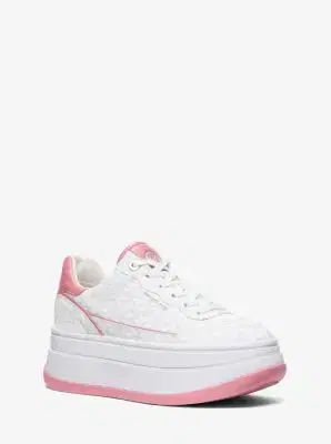 Michael Kors Hayes Signature Logo Platform Sneaker | Thumbnail 2 Michael Kors Hayes Signature Logo Platform Sneaker | Thumbnail 2