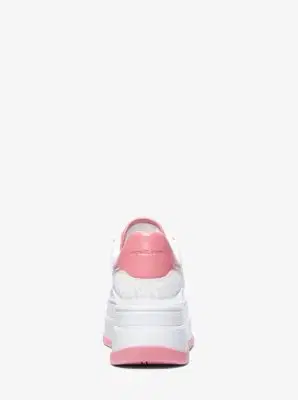 Michael Kors Hayes Signature Logo Platform Sneaker | Thumbnail 4 Michael Kors Hayes Signature Logo Platform Sneaker | Thumbnail 4