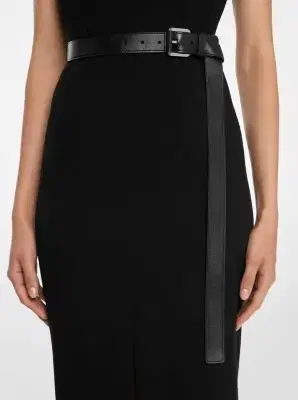 Michael Kors Collection Jodi Leather Belt | Thumbnail 5 Michael Kors Collection Jodi Leather Belt | Thumbnail 5