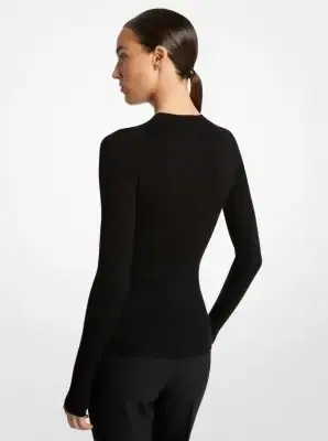 Michael Kors Collection Hutton Featherweight Cashmere Sweater | Thumbnail 6