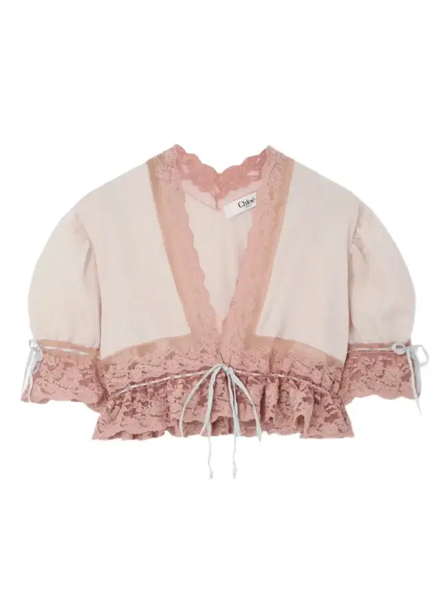 Cropped Lace-trimmed Silk-satin Top
