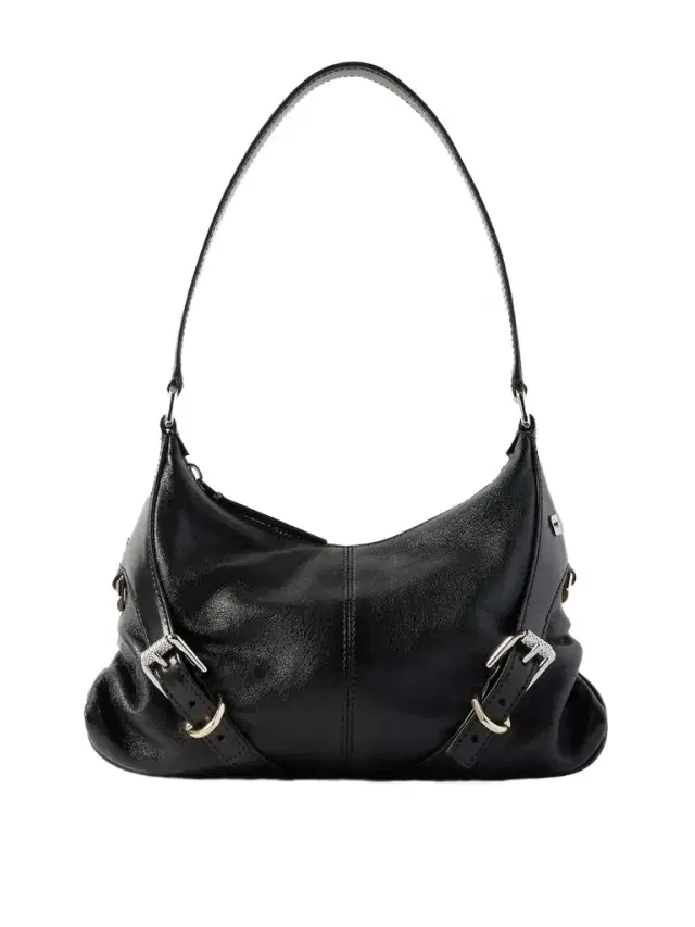 Voyou Small Textured-leather Shoulder Bag