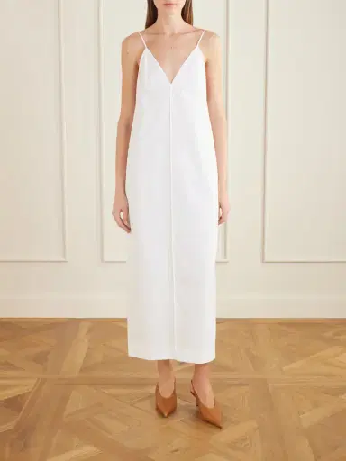 Khaite Tulula Silk-poplin Maxi Dress | Thumbnail 2 Khaite Tulula Silk-poplin Maxi Dress | Thumbnail 2