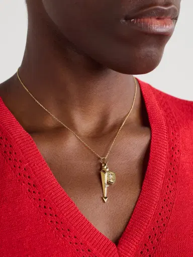 Foundrae Arrow Miniature + Per Aspera Ad Astra - Dream 18-karat Gold Diamond Necklace | Thumbnail 2 Foundrae Arrow Miniature + Per Aspera Ad Astra - Dream 18-karat Gold Diamond Necklace | Thumbnail 2