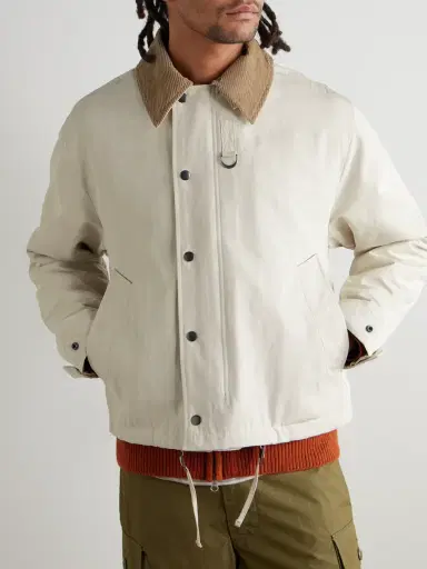 FrizmWORKS Corduroy-Trimmed Cotton-Blend Jacket - Men | Thumbnail 3 FrizmWORKS Corduroy-Trimmed Cotton-Blend Jacket - Men | Thumbnail 3