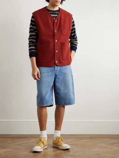 OrSlow Super Dad's Wide-Leg Denim Shorts - Men | Thumbnail 2 OrSlow Super Dad's Wide-Leg Denim Shorts - Men | Thumbnail 2