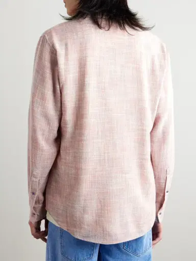 God’s True Cashmere Space-Dyed Cashmere and Wool-Blend Gauze Shirt - Men | Thumbnail 3