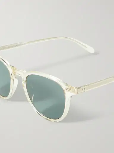 Garrett Leight California Optical Hampton Round-Frame Acetate Polarised Sunglasses - Men | Thumbnail 3