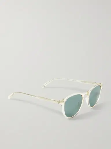 Garrett Leight California Optical Hampton Round-Frame Acetate Polarised Sunglasses - Men | Thumbnail 4