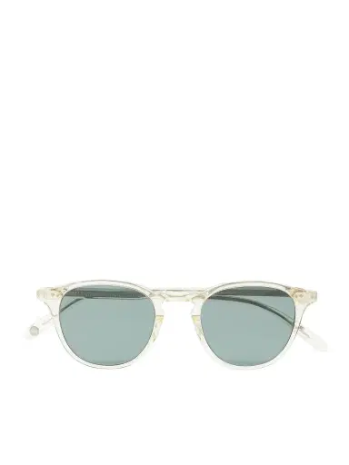 Garrett Leight California Optical Hampton Round-Frame Acetate Polarised Sunglasses - Men | Thumbnail 1