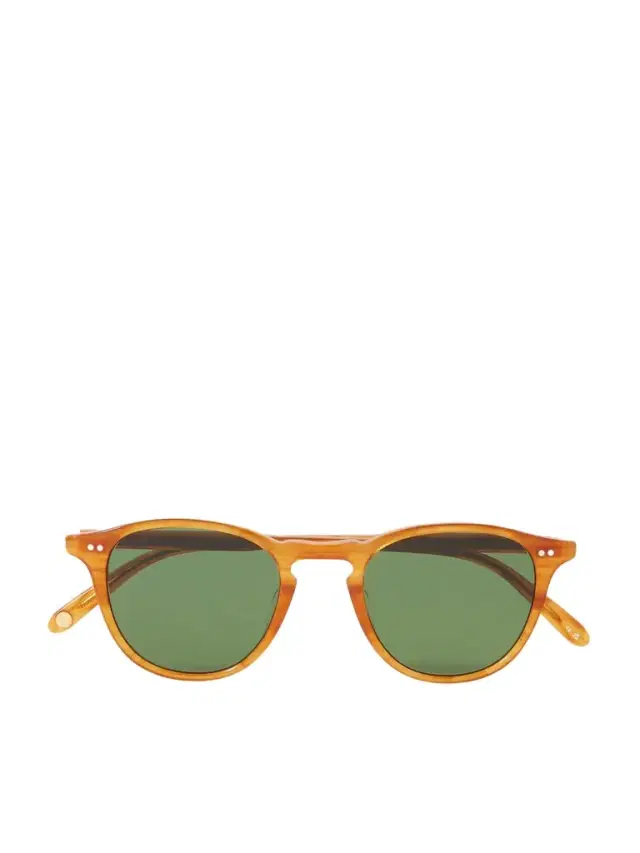 Garrett Leight California Optical Hampton Round-Frame Acetate Sunglasses - Men