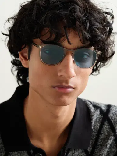 Garrett Leight California Optical Kinney Round-Frame Acetate Sunglasses - Men | Thumbnail 2 Garrett Leight California Optical Kinney Round-Frame Acetate Sunglasses - Men | Thumbnail 2