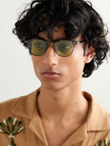 Garrett Leight California Optical Hampton J Sun Round-Frame Acetate Sunglasses - Men | Thumbnail 2 Garrett Leight California Optical Hampton J Sun Round-Frame Acetate Sunglasses - Men | Thumbnail 2