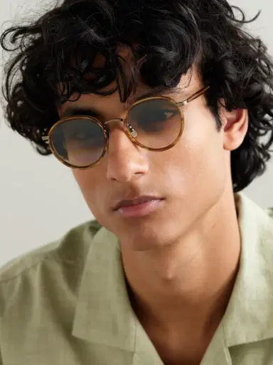 Garrett Leight California Optical Wilson X Sun Round-Frame Acetate and Gold-Tone Sunglasses - Men | Thumbnail 2 Garrett Leight California Optical Wilson X Sun Round-Frame Acetate and Gold-Tone Sunglasses - Men | Thumbnail 2