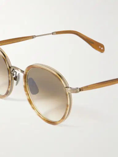 Garrett Leight California Optical Wilson X Sun Round-Frame Acetate and Gold-Tone Sunglasses - Men | Thumbnail 3 Garrett Leight California Optical Wilson X Sun Round-Frame Acetate and Gold-Tone Sunglasses - Men | Thumbnail 3
