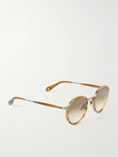 Garrett Leight California Optical Wilson X Sun Round-Frame Acetate and Gold-Tone Sunglasses - Men | Thumbnail 4 Garrett Leight California Optical Wilson X Sun Round-Frame Acetate and Gold-Tone Sunglasses - Men | Thumbnail 4