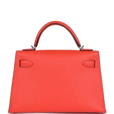 HERMÈS Hermes Kelly Sellier 20 Orange Field Epsom Palladium Hardware | Thumbnail 4 HERMÈS Hermes Kelly Sellier 20 Orange Field Epsom Palladium Hardware | Thumbnail 4