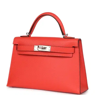 HERMÈS Hermes Kelly Sellier 20 Orange Field Epsom Palladium Hardware | Thumbnail 5 HERMÈS Hermes Kelly Sellier 20 Orange Field Epsom Palladium Hardware | Thumbnail 5