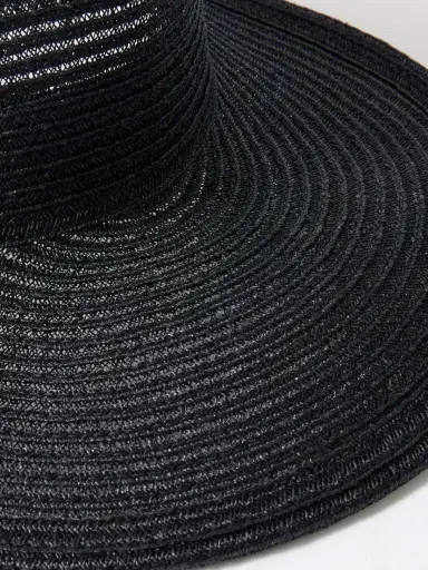 Eugenia Kim Ricky Grosgrain-trimmed Hemp-blend Visor | Thumbnail 4
