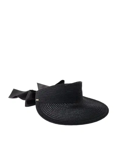 Eugenia Kim Ricky Grosgrain-trimmed Hemp-blend Visor | Thumbnail 1