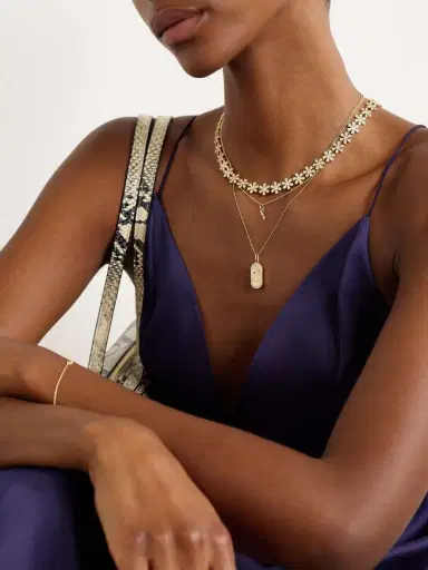 Sydney Evan Daisy Eternity 14-karat Gold Diamond Necklace | Thumbnail 5 Sydney Evan Daisy Eternity 14-karat Gold Diamond Necklace | Thumbnail 5