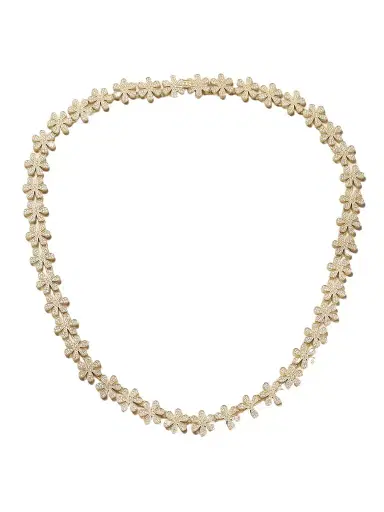 Sydney Evan Daisy Eternity 14-karat Gold Diamond Necklace | Thumbnail 1 Sydney Evan Daisy Eternity 14-karat Gold Diamond Necklace | Thumbnail 1