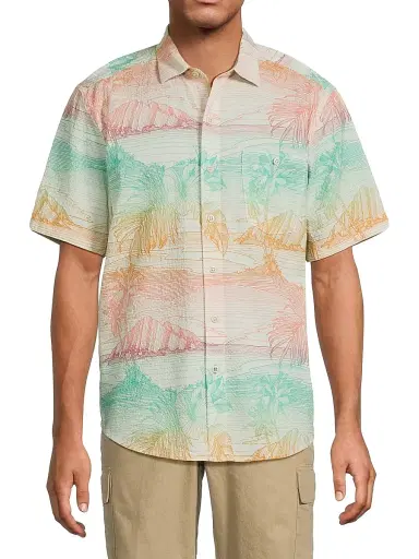 Tommy Bahama Men's Nova Wave Corsica Coast Short-Sleeve Shirt | Thumbnail 3 Tommy Bahama Men's Nova Wave Corsica Coast Short-Sleeve Shirt | Thumbnail 3