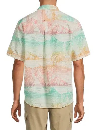 Tommy Bahama Men's Nova Wave Corsica Coast Short-Sleeve Shirt | Thumbnail 5 Tommy Bahama Men's Nova Wave Corsica Coast Short-Sleeve Shirt | Thumbnail 5