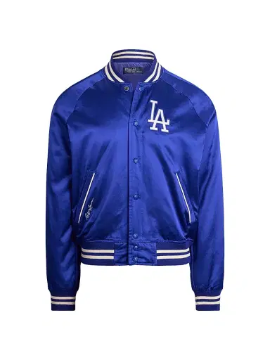Polo Ralph Lauren Men's Dodgers Satin Bomber Jacket - Rugby Royal - Size XL | Thumbnail 1 Polo Ralph Lauren Men's Dodgers Satin Bomber Jacket - Rugby Royal - Size XL | Thumbnail 1
