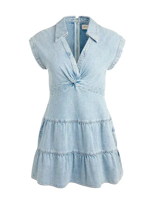 ALICE + OLIVIA Women's Mila Denim Twist Minidress - Rockstar Blue