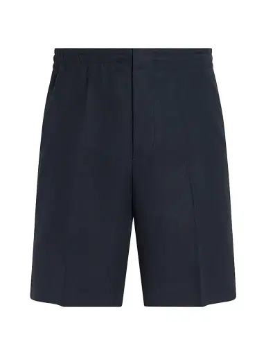 Zegna Men's Oasi Lino Shorts | Thumbnail 1 Zegna Men's Oasi Lino Shorts | Thumbnail 1