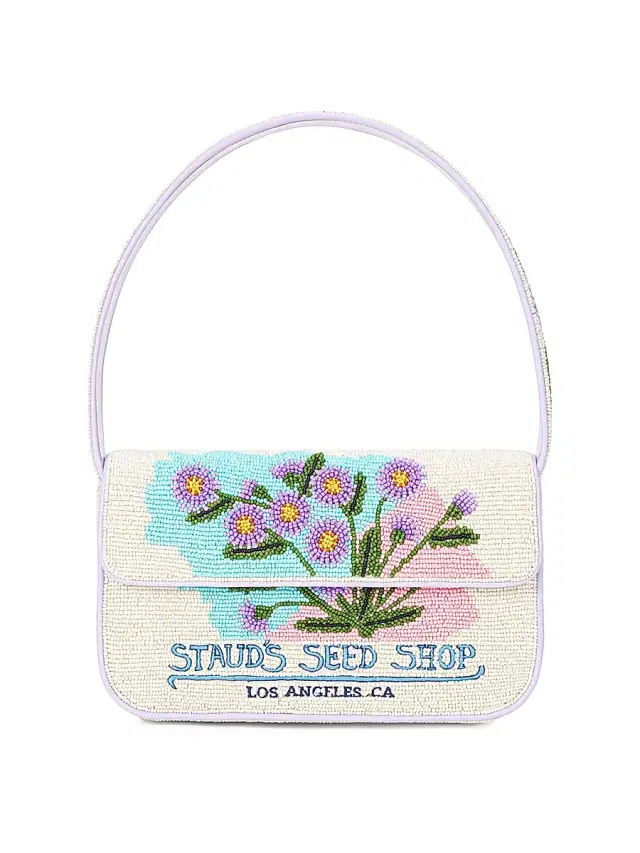 Women's Tommy Beaded Shoulder Bag - California Aster Women's Tommy Beaded Shoulder Bag - California Aster
