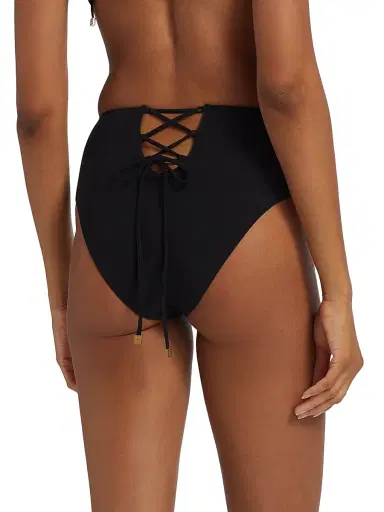 Kiki de Montparnasse Women's Lace-Up High-Waist Bikini Bottom - Black - Size XL | Thumbnail 4 Kiki de Montparnasse Women's Lace-Up High-Waist Bikini Bottom - Black - Size XL | Thumbnail 4