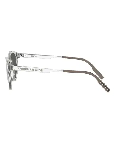 Dior Men's DiorTag R1I 49MM Round Sunglasses - Grey Silver Grey | Thumbnail 3 Dior Men's DiorTag R1I 49MM Round Sunglasses - Grey Silver Grey | Thumbnail 3