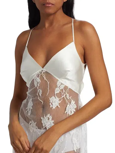 Kiki de Montparnasse Women's Dominique Leavers Mini Slip | Thumbnail 5 Kiki de Montparnasse Women's Dominique Leavers Mini Slip | Thumbnail 5