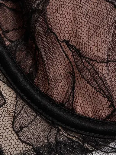 Fleur du Mal Women's Sophie Lace-Silk Balconette Bra - Black | Thumbnail 7 Fleur du Mal Women's Sophie Lace-Silk Balconette Bra - Black | Thumbnail 7