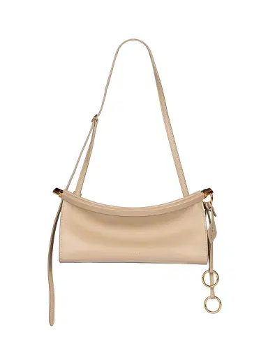 Alaïa Women's Le Click Leather Shoulder Bag - Grege | Thumbnail 1