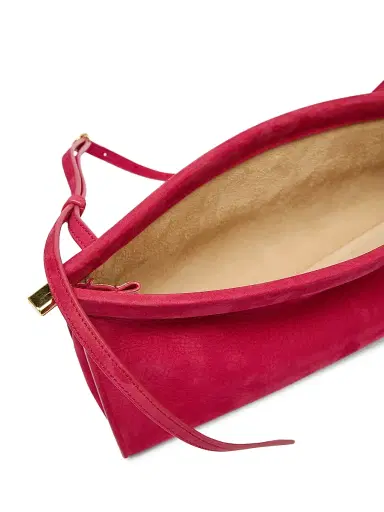 ALAIA Women's Le Click Leather Shoulder Bag - Framboise | Thumbnail 5 ALAIA Women's Le Click Leather Shoulder Bag - Framboise | Thumbnail 5